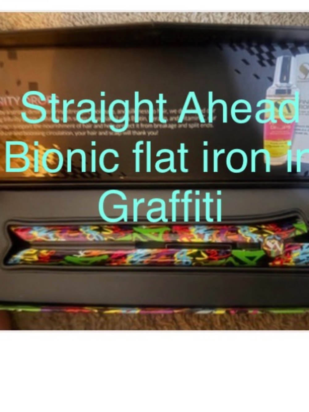 Straight Ahead Bionic Graffiti Flat Iron - Multicolor